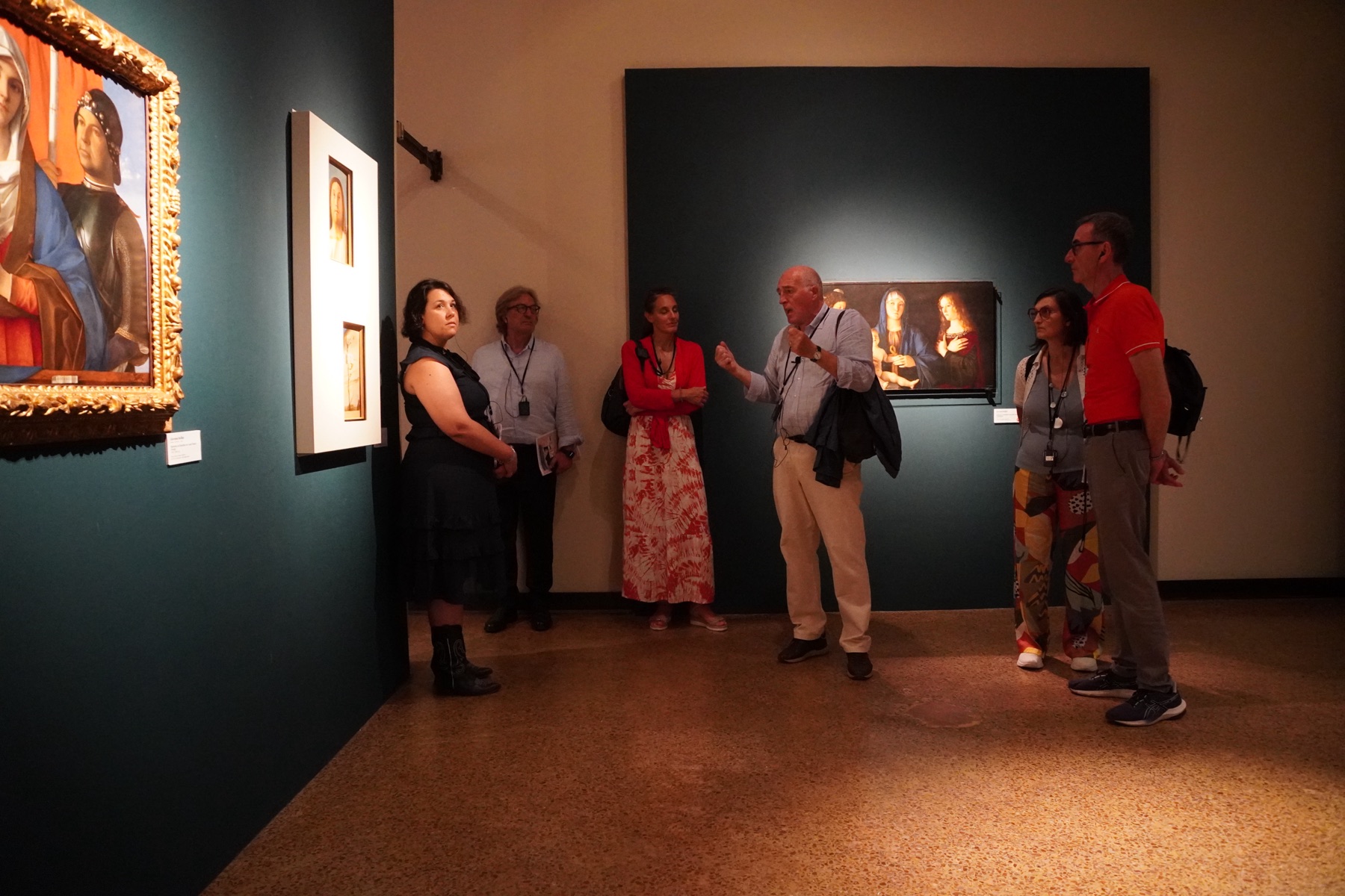 Momento di confronto ART EXP davanti alle opere